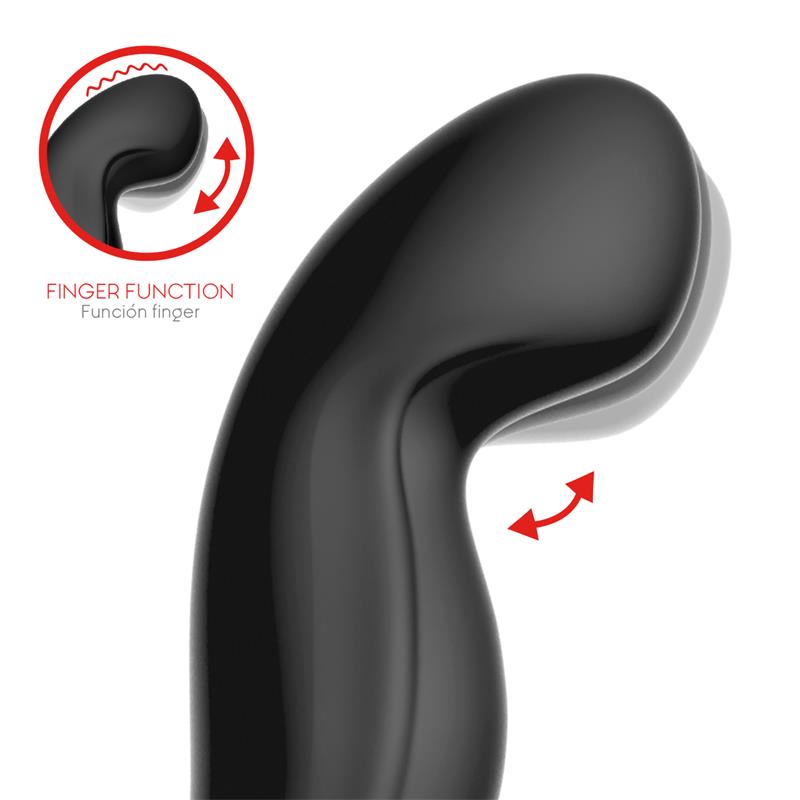 ACTION Convo Prostate Massager with Tapping and Finger Wiggle Function