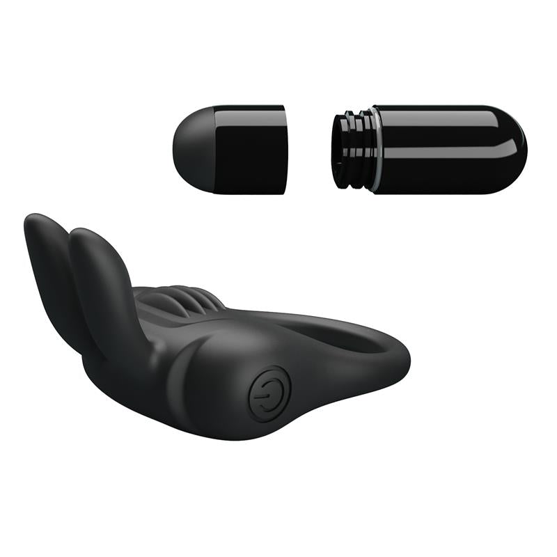 PRETTYLOVE Davion Cock ring with vibration and Rabit