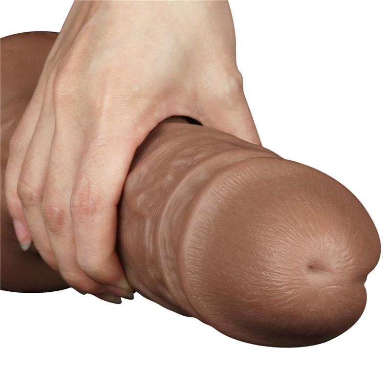 LOVETOY Dildo King 10.5" with Vibration Chubby Brown