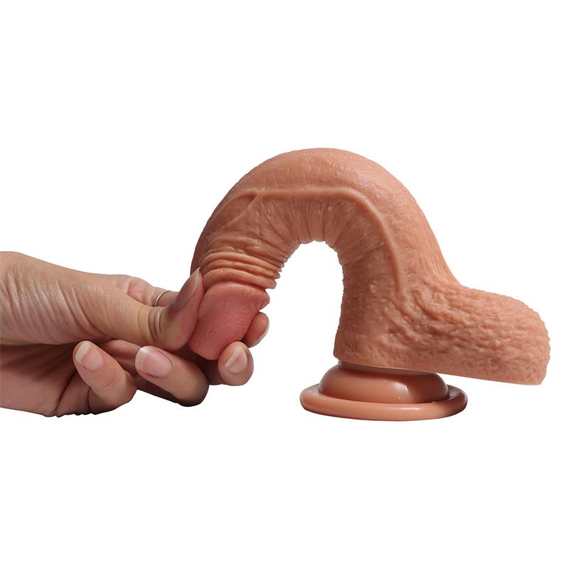 SHEQU Dual Layer Silicone Dildo Crowley 18 cm
