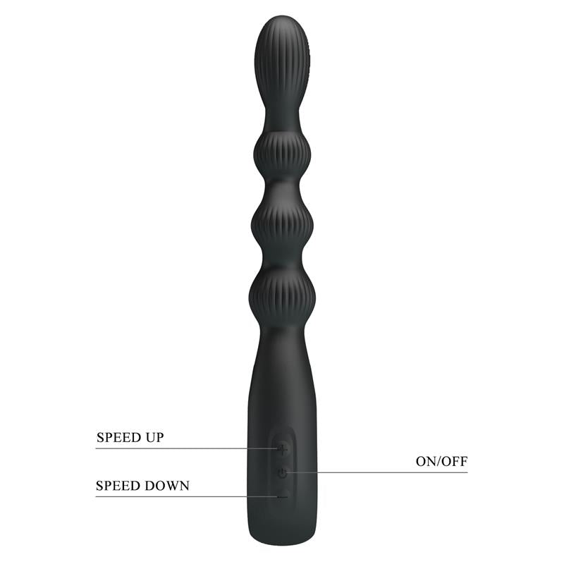 PRETTYLOVE Federer Anal Stimulator with Vibration