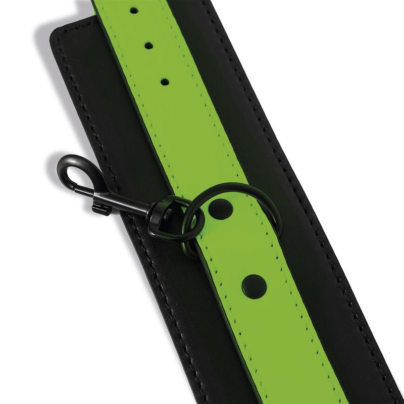 SHINING LINE Glow in the Dark Cuffs and Restraints Bed Set