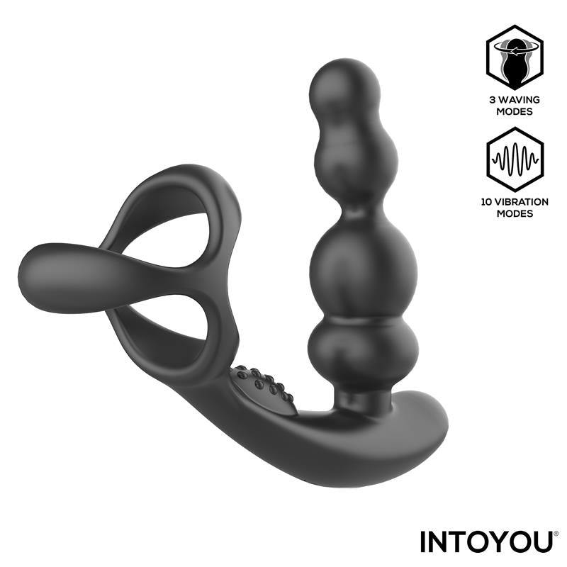 INTOYOU Klark Vibrating and Waving Butt Plug with Remote