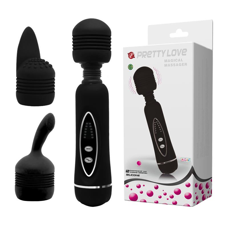 PRETTYLOVE Magic Massager Black