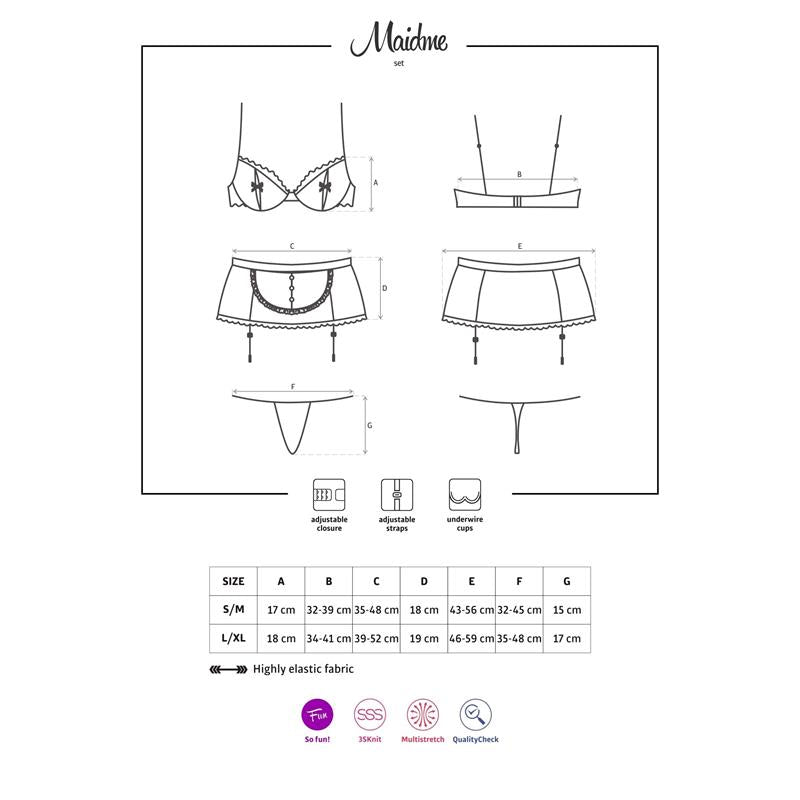 OBSESSIVE Maidme 5 Pieces Set