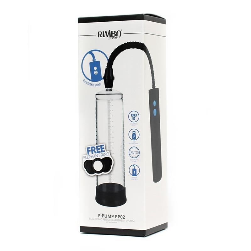 RIMBA TOYS Penis Enlarger with Rechargeable Remote P-Pump PP2
