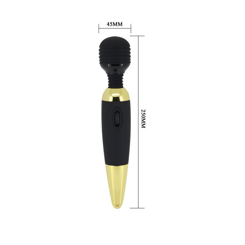 PRETTYLOVE Pretty Love Massager Power Wand Black and Gold