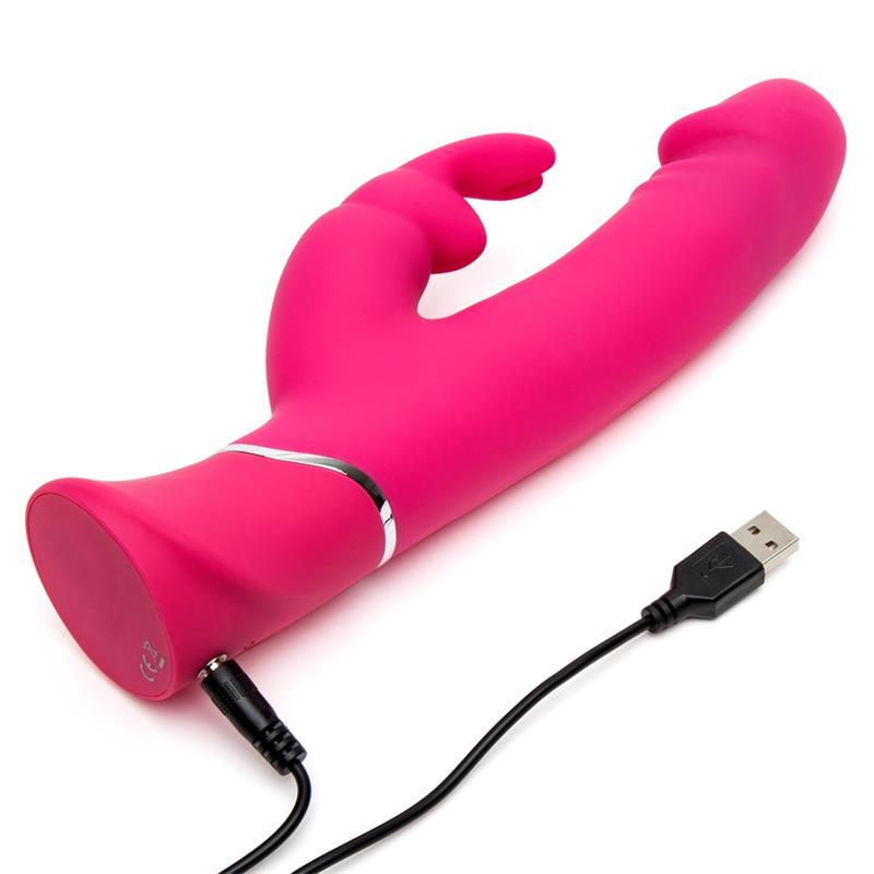 HAPPY RABBIT Realistic Dual Density Rabbit Vibe Pink