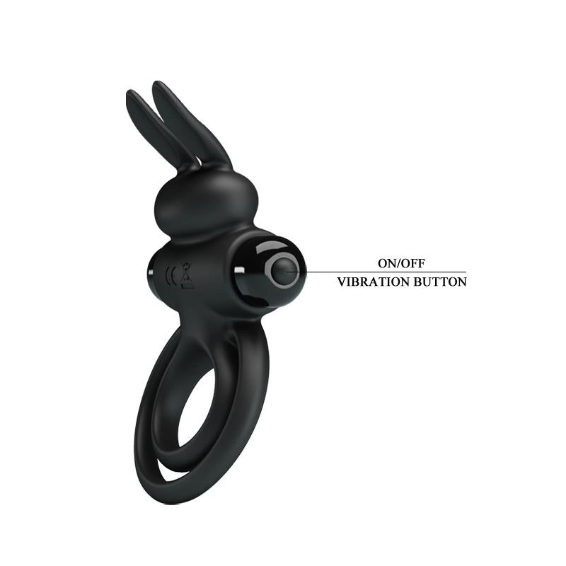 PRETTYLOVE Vibrating Ring Vibrant Penis Ring III