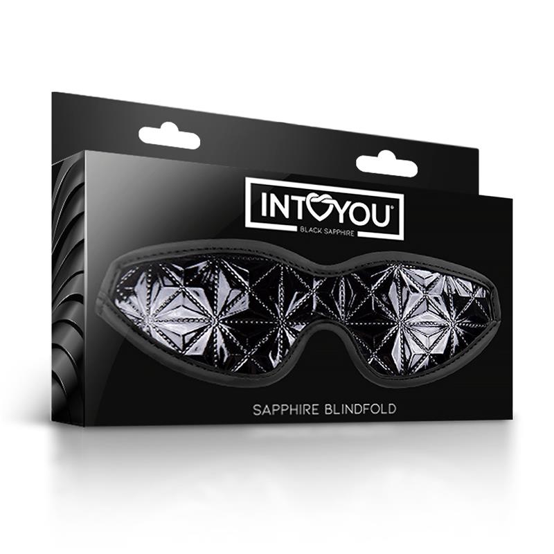 BLACK SAPPHIRE Blindfold Sapphire Vegan Leather