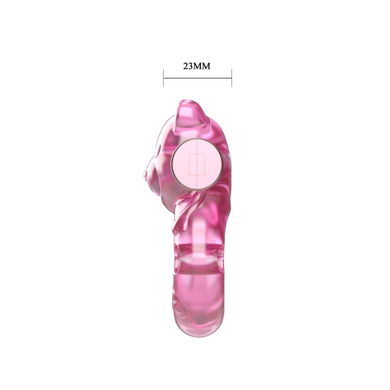 BAILE Cock Ring with Vibrating Bullet Bear