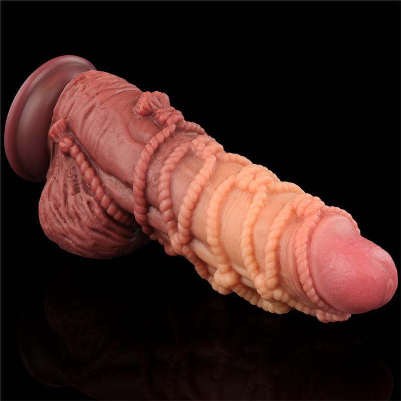 LOVETOY Dildo Dual Layer King Size Nature 9.5"