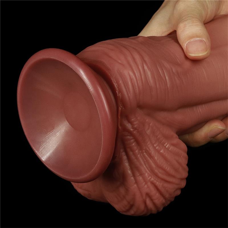 LOVETOY Dildo Nature King 10" Dual Layer