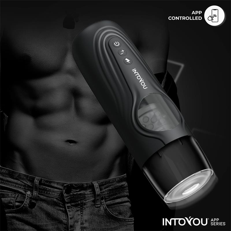 INTOYOU APP SERIES Egor Thrusting and Rotating Male Masturbator with App