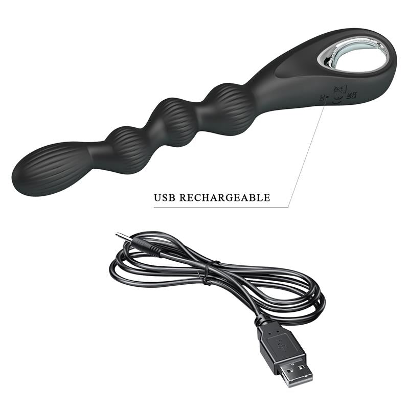 PRETTYLOVE Federer Anal Stimulator with Vibration