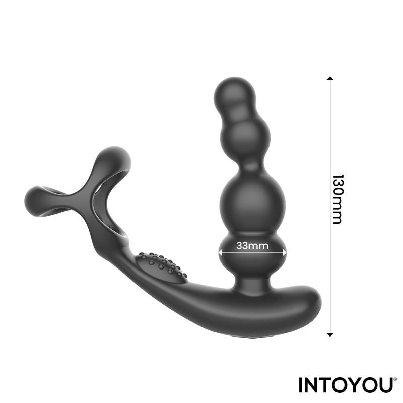INTOYOU Klark Vibrating and Waving Butt Plug with Remote