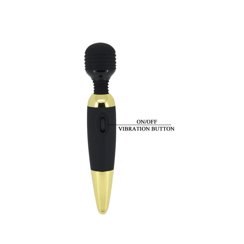 PRETTYLOVE Pretty Love Massager Power Wand Black and Gold