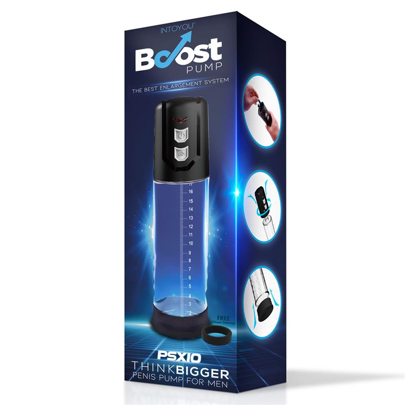 BOOST PUMPS PSX10 Automatic Penis Pump Crystal
