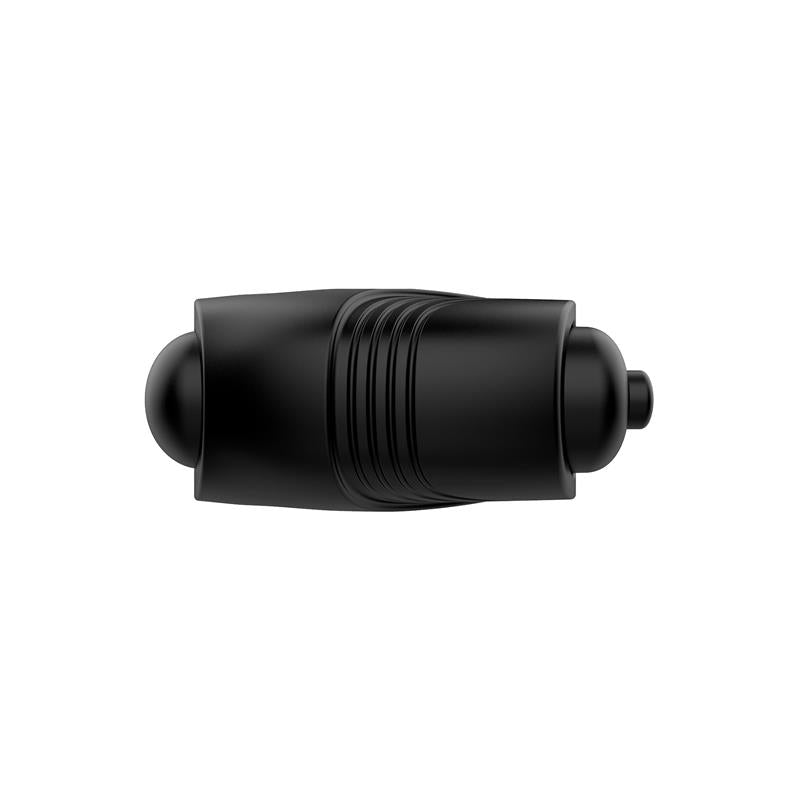 LATETOBED Romeri Ring + Vibrating Bullet Silicone Black