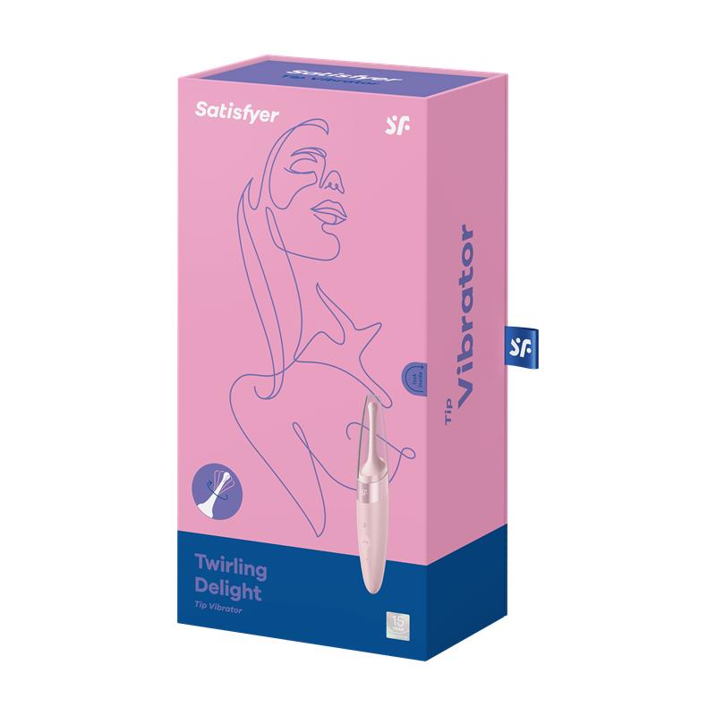 SATISFYER Twirling Delight Rotating Stimulator Rose