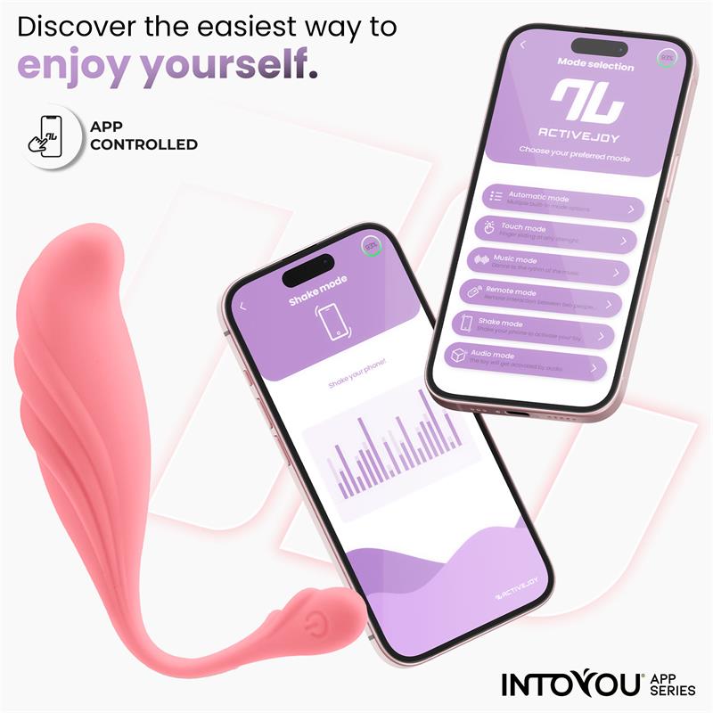 INTOYOU APP SERIES Vibrating Egg with Waving and APP USB