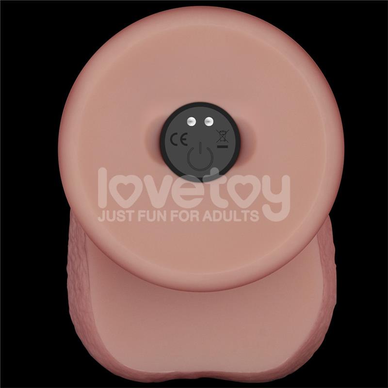 LOVETOY Vibrating Sliding Skin Pro II Silicone 8"