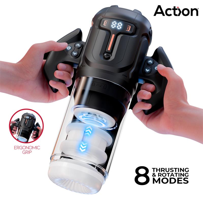 ACTION Zyon Advance Automatic Thrusting and Rotating Masturbator