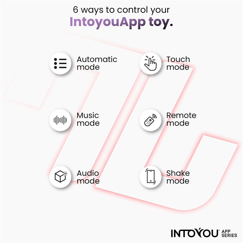 INTOYOU APP SERIES Ascen Thrusting and Waving Vibe with App Magnetic USB
