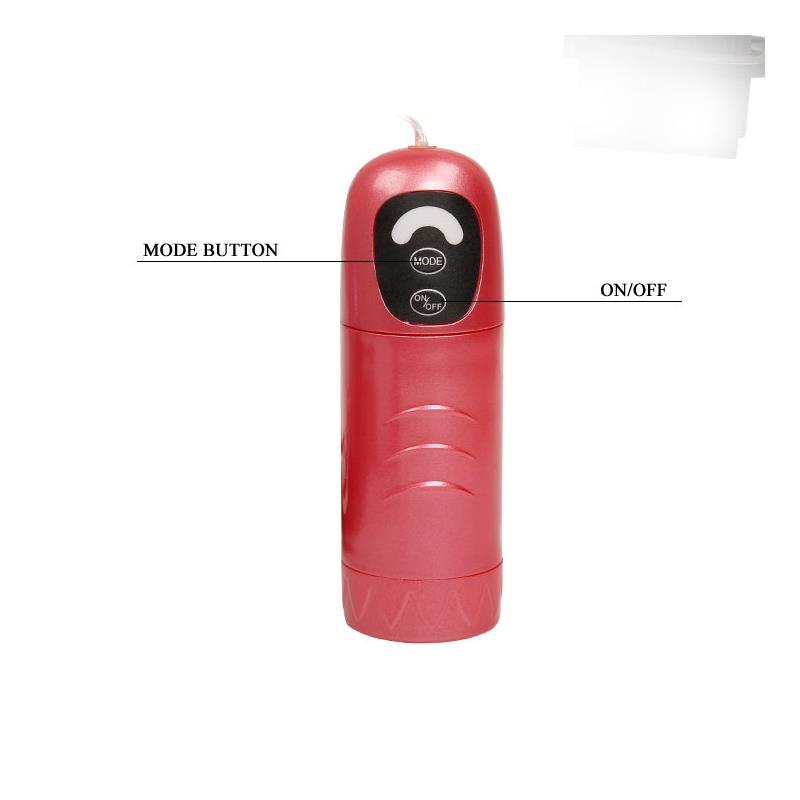 BAILE Baile Vibrating Strap-on with Dildo Pink 18 cm