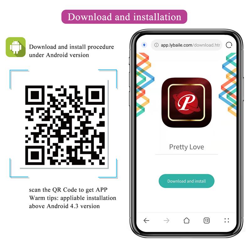PRETTYLOVE Baird G-Spot Vibrator wih App