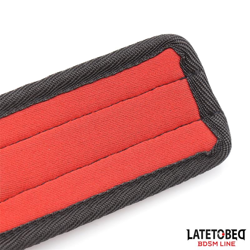 LATETOBED BDSM LINE Bed Eestraint Set with Blindfold Adjustable Cuffs