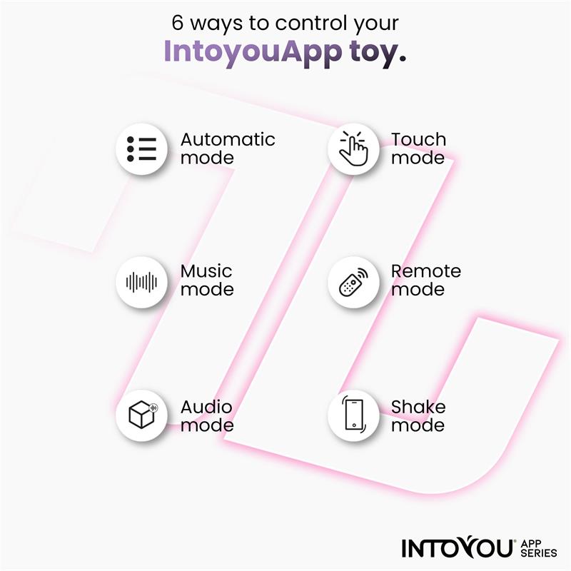 INTOYOU APP SERIES Derek Vibe with Finger Function 3 Motors and App