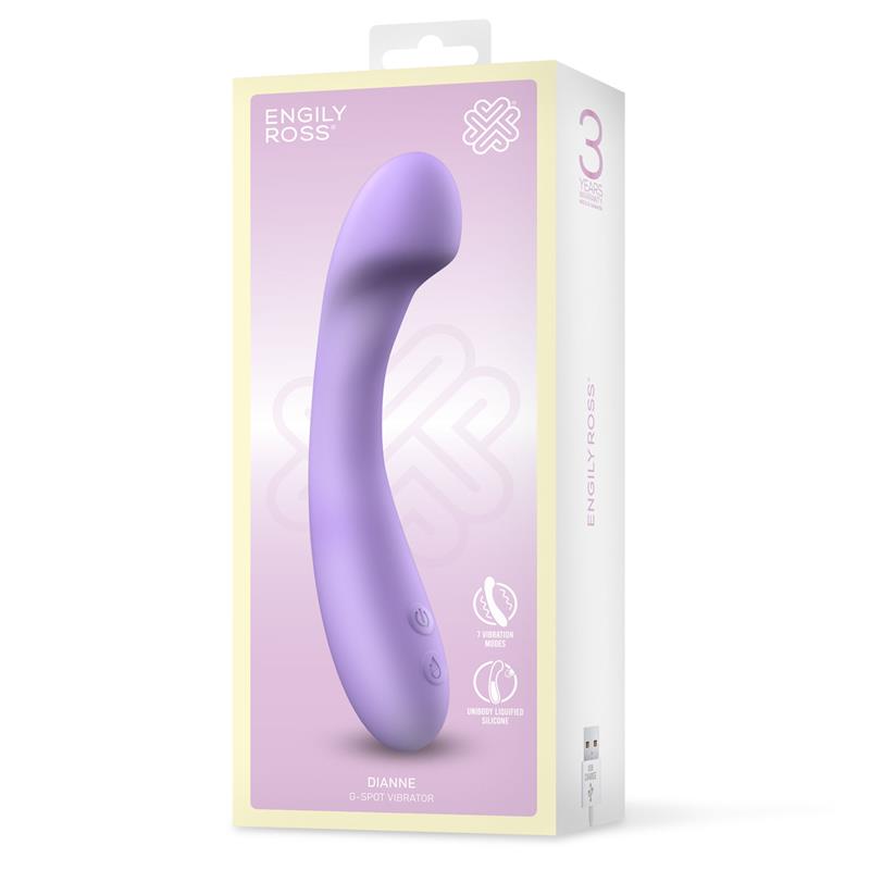 ENGILY ROSS Dianne Vibe Liquid Silicone Unibody G-Spot Bendable USB