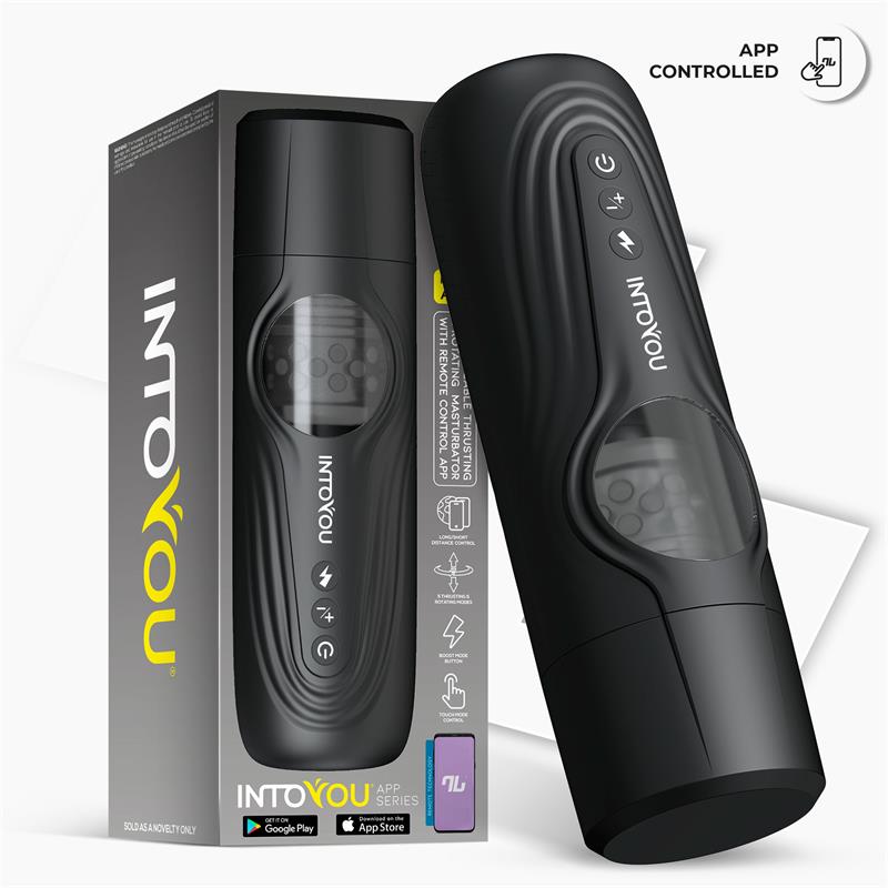 INTOYOU APP SERIES Egor Thrusting and Rotating Male Masturbator with App