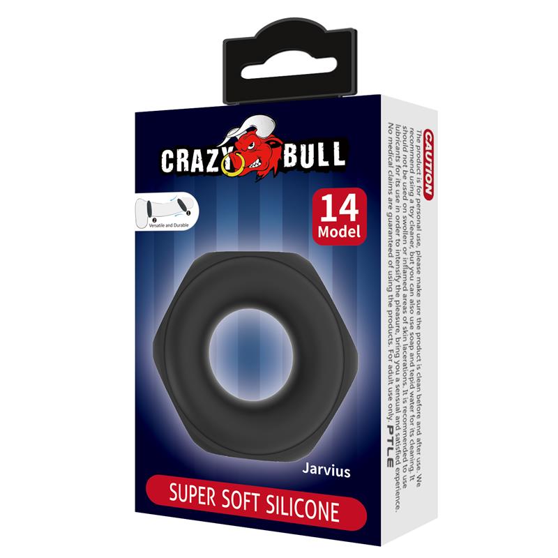 CRAZY BULL Jarvius Cock Ring Silicone Mod 14