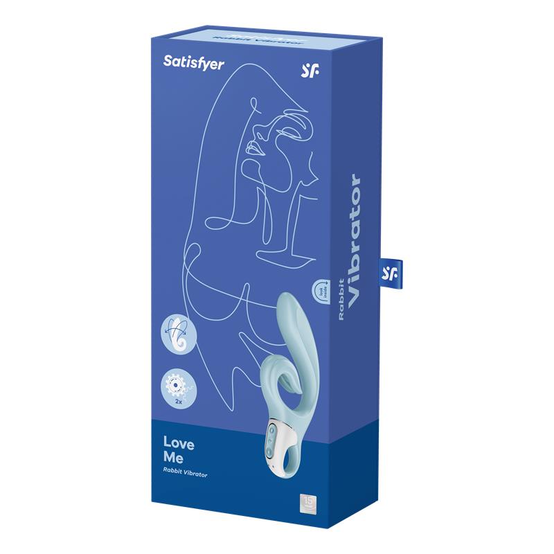 SATISFYER Love Me Blue Rabbit Vibrator