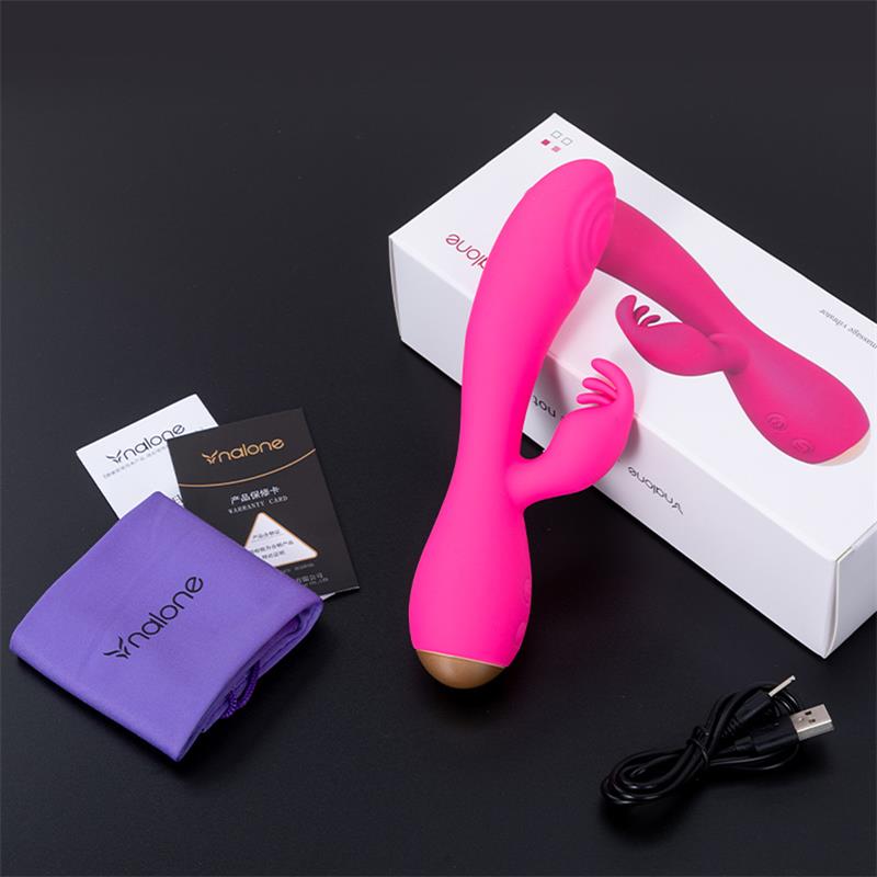 NALONE Magic Stick Rabbit Vibe with Pulsation Fuchsia
