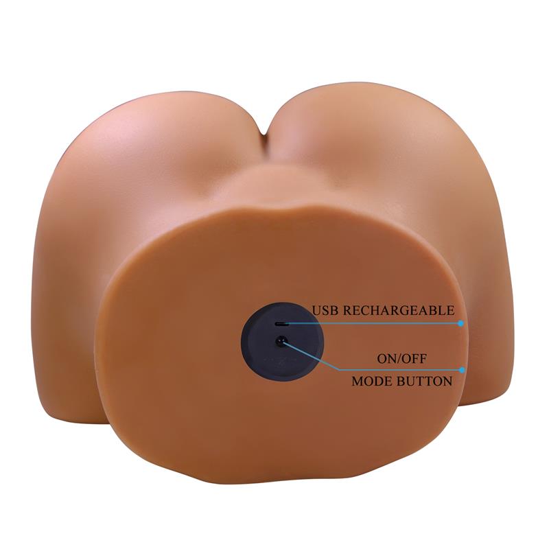 CRAZY BULL Masturbator with Vibration, Suction Efect and Voice 11 kg