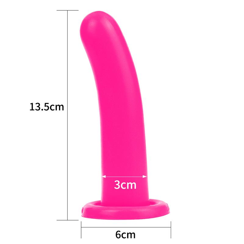 LOVETOY Stimulator Holy Dong 5.5" Liquid Silicone Pink