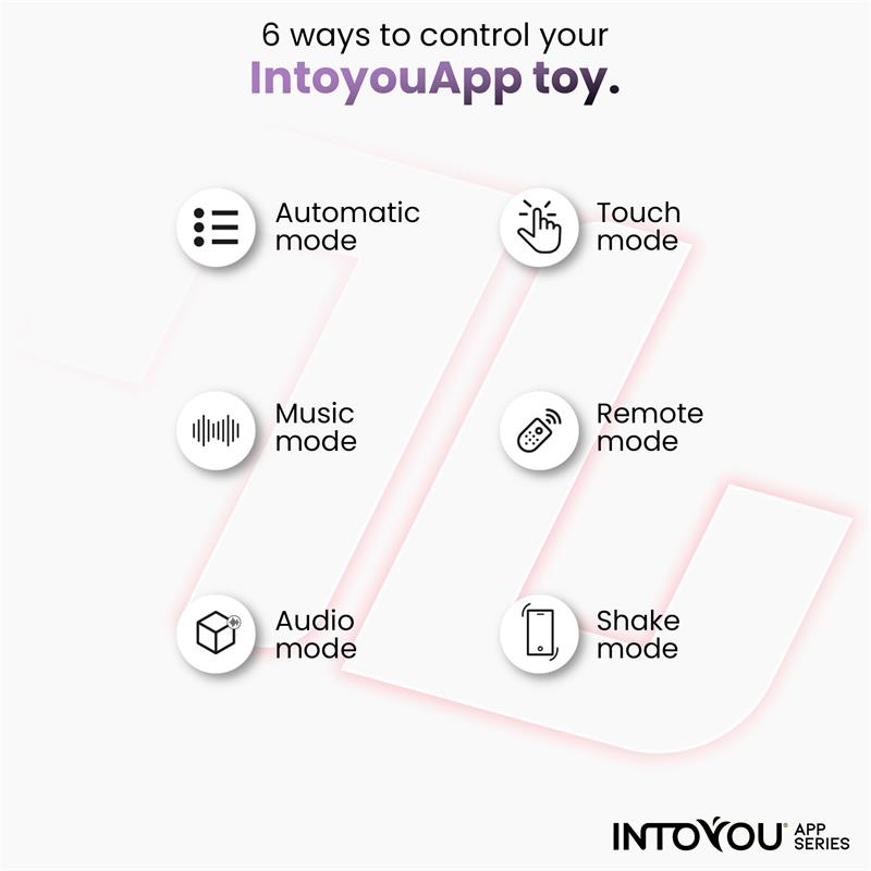 INTOYOU APP SERIES Vibrating Egg with Waving and APP USB
