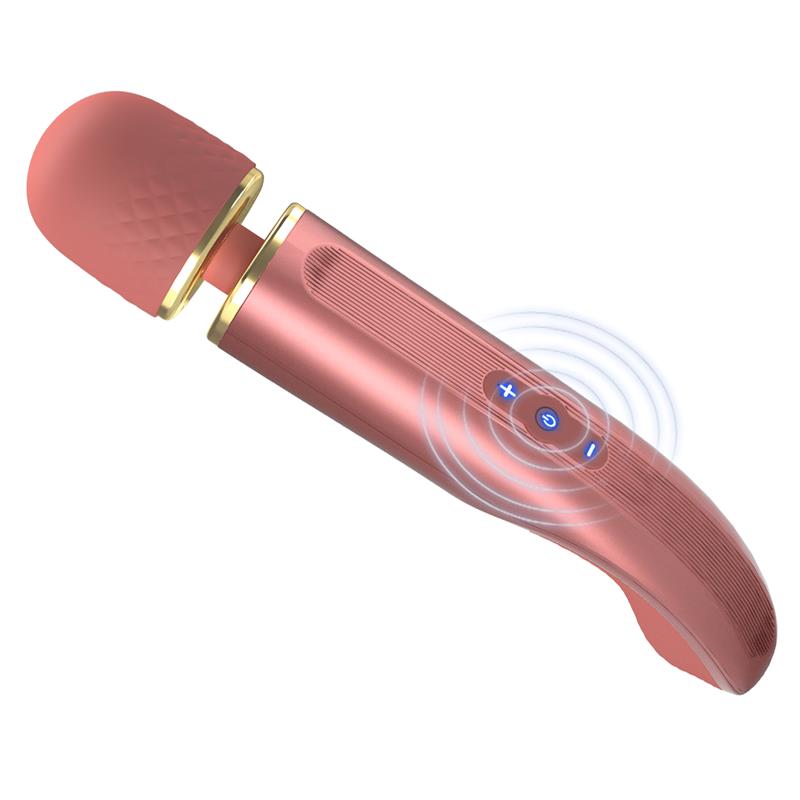PRETTYLOVE Vibrating Wand USB Silicone Pink