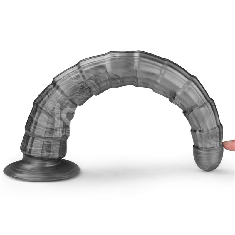 LOVETOY Vibrax Slider Anal Dildo with Vibration King Sized 14.5"