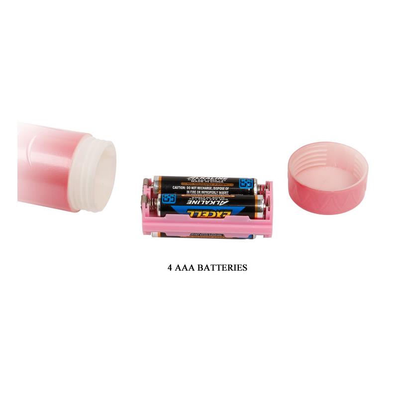 BAILE Baile Vibrating Strap-on with Dildo Pink 18 cm