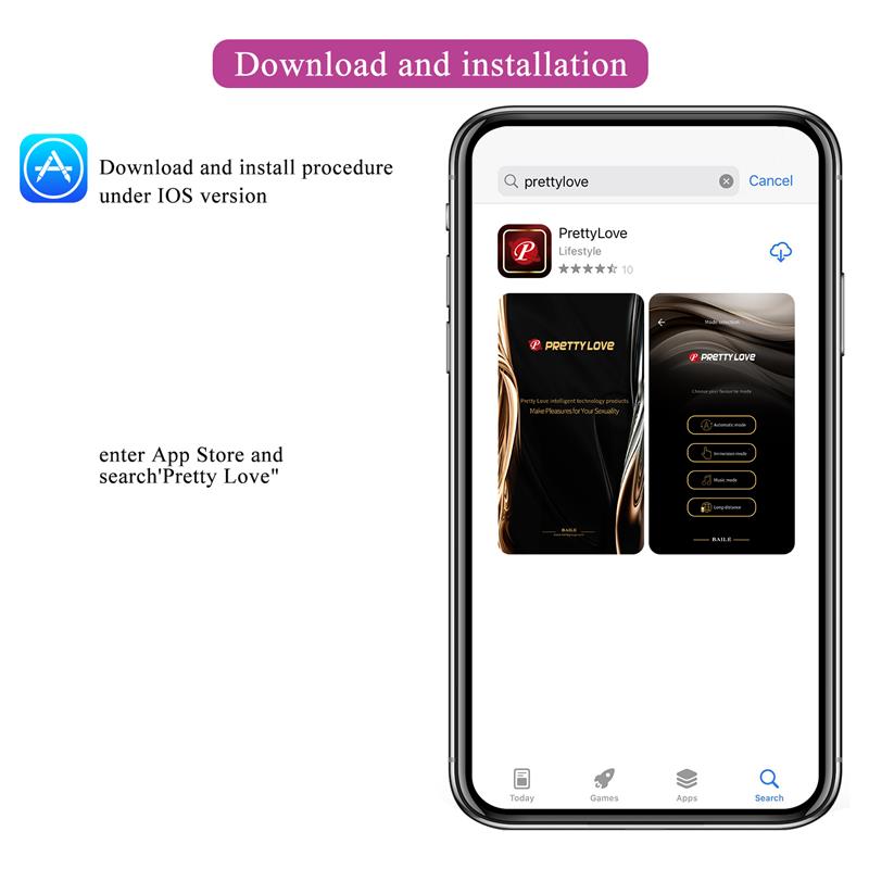 PRETTYLOVE Baird G-Spot Vibrator wih App