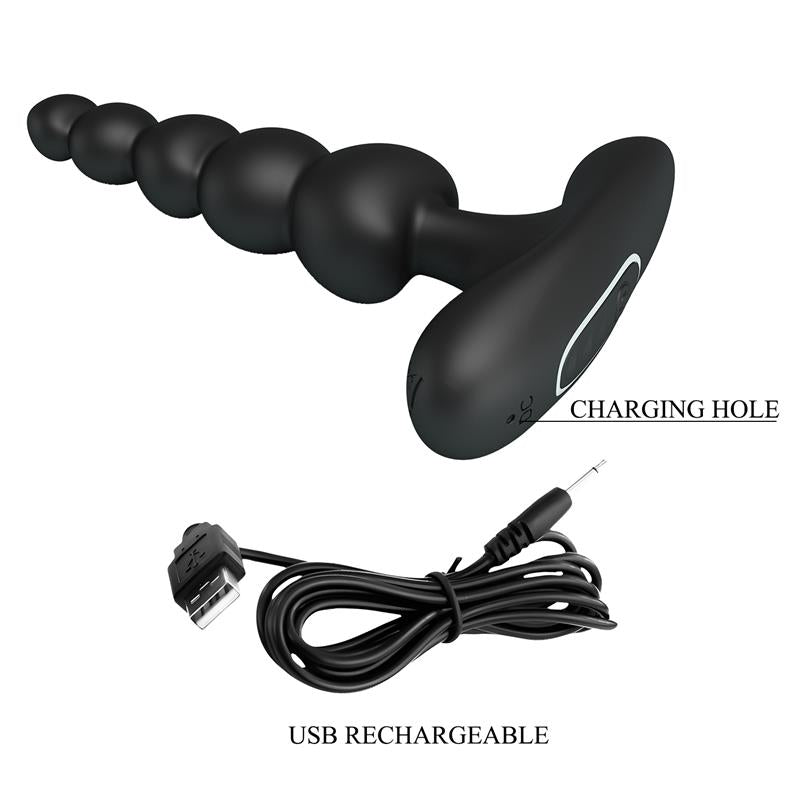 PRETTYLOVE Corban Anal Beads with Vibration