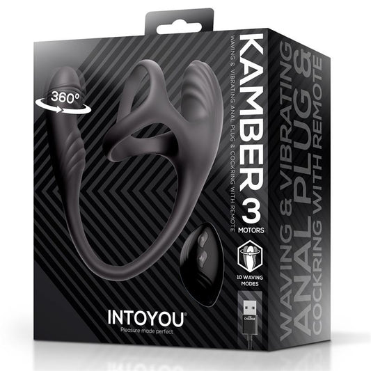 INTOYOU Kamber 360º Waving Vibrating Anal Plug and Cockring