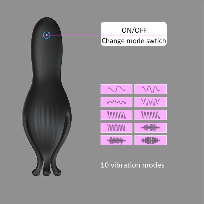MINOTHOR Krone Tip Cup Masturbator for Men Silicone USB