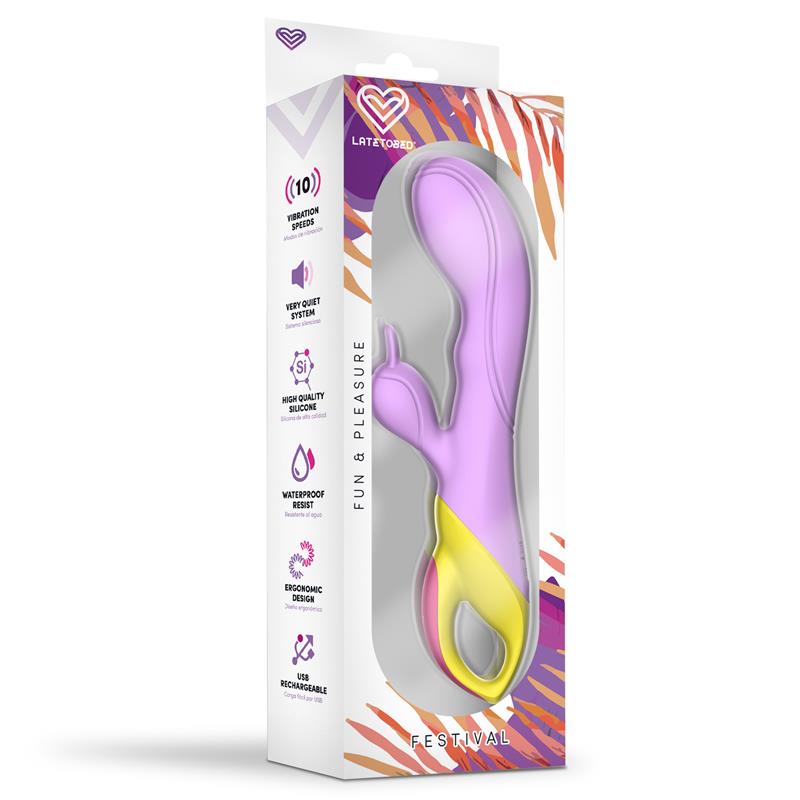 FESTIVAL Lilly Stimulator 10 Modes USB Magnetic