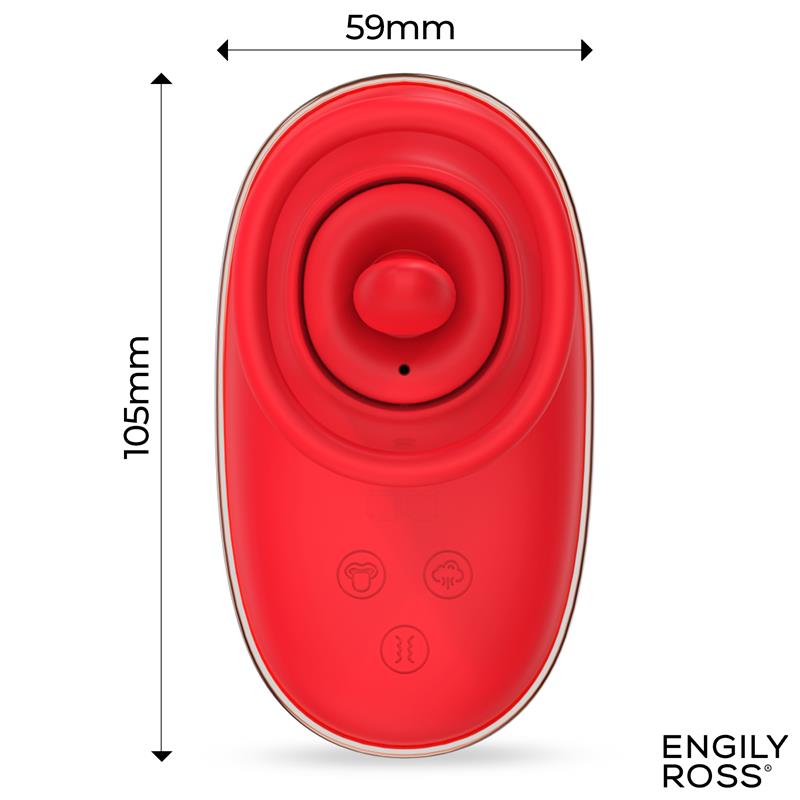 ENGILY ROSS Lizer Stimulator with Licking, Vacuum Pump and Vibration