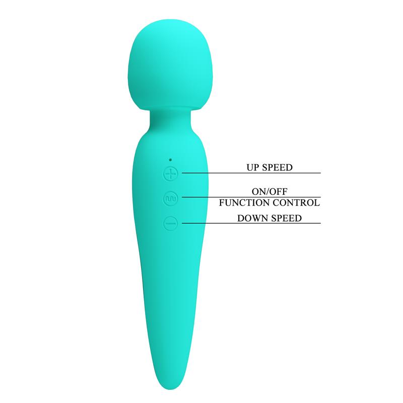 PRETTYLOVE Meredith Massager Wand Green